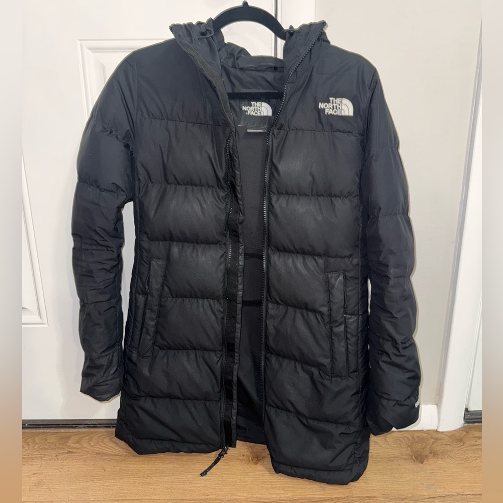 Women’s Black North Face Gotham Coat. Size Small.